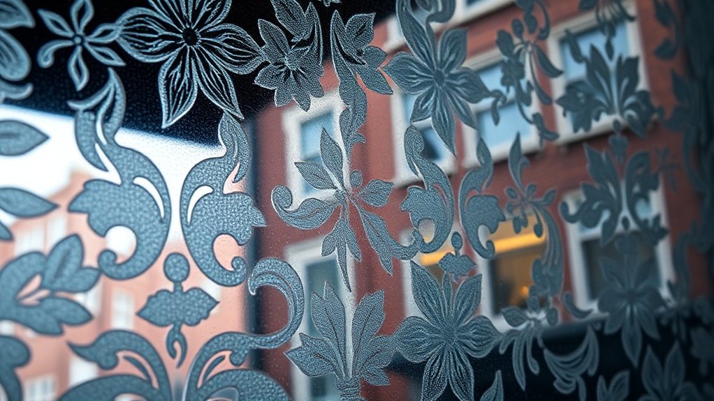 Patterned Decorative Glass Raynes Park